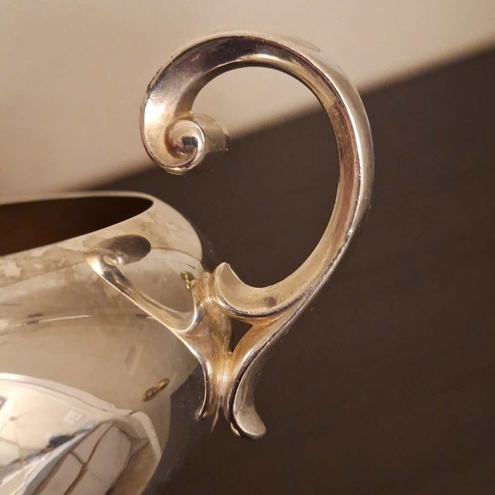 Silver Creamer Dish Bristol Silver